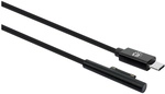 Manhattan Usb-kabel Usb-c&reg; Stecker, Surface Connect-stecker 1.80 M Schwarz ...
