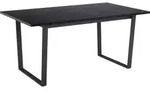 Amble Esstisch 90x160cm Schwarz Marmor Print.