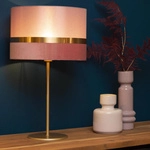 Extravaganza Tusse - Tischlampe - &Oslash; 30 Cm - 1xe14 - Rosa - Lucide