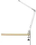 Tischleuchte Klemmlampe Schreibtischleuchte Verstellbar Led Sensordimmer Silber