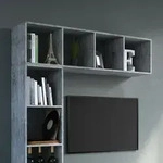 Vicco - Raumteiler Ludus, Grau, 142.5 X 36.2 Cm