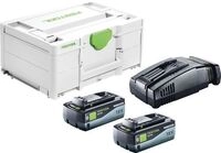 Festool - Energie Set Akku Schnellladeger&auml;t Sys 18v 2x8,0/sca16 577327
