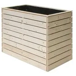 Westmann - Holz Hochbeet, Kr&auml;uterbeet L, Natur, 130 X 70 X 90 Cm (l X B X H)