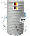 Graf Otto - Garantia Nordic 2in1 Regenspeicher 300 Liter Steingrau Inkl. Pflanzschale