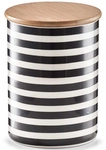 Zeller, Keramikbeh&auml;lter Mit Bambusdeckel, 900 Ml, Stripes