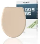 Sch&uuml;tte - Duroplast Wc-sitz Beige, Mit Absenkautomatik Und Schnellverschluss