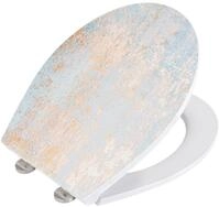Premium Wc-sitz Agate Mit Relief, Aus Antibakteriellem Duroplast, Mit