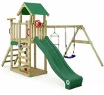 Wickey Spielturm Kletterger&uuml;st Multiflyer Light, Schaukel & Rutsche, Outdoor...