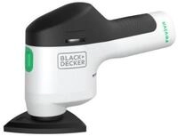 Black + Decker Reviva 12v/1,5ah Li-ion Akku-deltaschleifer, Ladeger&auml;t, Karton -