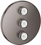 3-fach Up-ventil Grohtherm Smart Control 29122 Fms Rund Hard Graphite