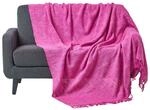 Homescapes &Uuml;berwurf Nirvana, 100% Baumwolle, Pink, 255 X 360 Cm