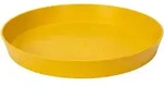 Elho - Loft Untersetzer Ockergelb &Oslash; 17 Cm Rund - Kunststoff