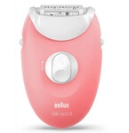 Braun Silk-&eacute;pil 3 Ses 3-176 Rose Wei&szlig; Epilierer