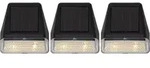 Led-solar-wandl. "wally Mini", 3er Set, Je 7x7,5cm