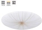 Eglo - Deckenleuchte Nieves 1 Wei&szlig; Gold &Oslash; 41 Cm Deckenlampen & Kronleuchter