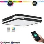 Connect Led Deckenleuchte Genovese-z Schwarz Wei&szlig; 47 X 47 Cm Deckenlampen &