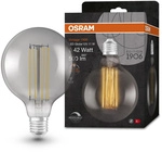 Osram - Vintage 1906 Led-lampe Mit Smoke-t&ouml;nung, 11w, 500lm, Kugel-form Mit 125mm