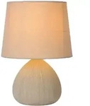 Ramzi - Tischlampe - &Oslash; 18 Cm - 1xe14 - Beige - Lucide