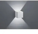 Leuchten Led Wandleuchte Louis 4,3w Warmwei&szlig; Aluminium Geb&uuml;rstet Aluminium