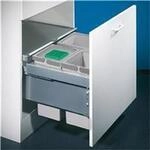 Naber Cox&reg; Base 360 S/600-3, Abfallsammler F&uuml;r Frontausz&uuml;ge, Anthrazit, Ohne