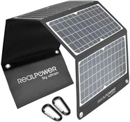 Realpower Sp-30e Tragbares Solarpanel Schwarz Und Wei&szlig;