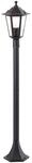Carleen Au&szlig;enstandleuchte 100cm Schwarz 1x A60, E27, 60w, Geeignet F&uuml;r Normallampen