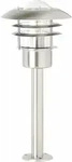 Brilliant Lampe Terrence Au&szlig;ensockelleuchte 50cm Edelstahl 1x A60, E27, 60w,