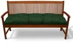 Bankauflage Flair Bk, Ca.180x50x10cm, Dunkelgr&uuml;n