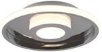 Trio - Led Deckenleuchte Ascari Rund Silber Chrom Dimmbar Ip44, &Oslash; 30cm
