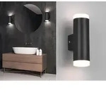 Trio - Led Badezimmer Wandleuchte Ray Up And Down In Schwarz - Spiegelleuchte, H:17cm