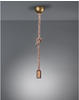 Vintage Schnurpendel Seillampe rope - Lampenkabel aus Tau mit Knoten