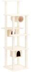 Vidaxl Cat Tree With Sisal Scratching Posts Cream 169 Cm