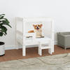 Bonnevie - Hundebett,Katzenbett Weiß 55,5x53,5x60 cm Massivholz Kiefer vidaXL