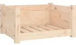 Hundebett 55,5x45,5x28 Cm Massivholz Kiefer Vidaxl