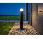 Moderne Led Pollerleuchte Aus Aluminium In Schwarz, H&ouml;he 80cm