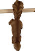 Figurendiscounter - Eichhörnchen Dekofigur 31x10x10cm Figur Polyresin Wetterfest