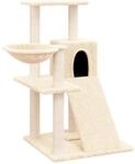 Kratzbaum Mit Sisal-kratzs&auml;ulen Creme 82 Cm Vidaxl