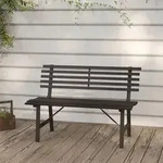 Teenpull &ndash; Gartenbank 110 Cm Stahl Schwarz