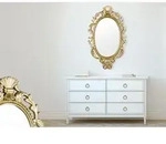 Mirrors And More - Ovaler Wandspiegel Trixi Mit Barockrahmen In Gold 73cm Gro&szlig;