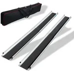 Trutzholm &reg; - Trutzholm 2 X Teleskoprampe 120 - 213 Cm Traglast 272 Alu Grau Schwarz