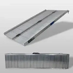 Baumarktplus - Trutzholm Rollstuhlrampe Klappbar 152 Cm Traglast 272 Kg Alu Grau