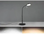 Led Schreibtischleuchte Monza Dimmbar Mit Flexarm, H&ouml;he 57cm, Schwarz