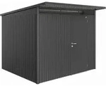 Biohort Avantgarde A6 Gartenhaus Aus Metall Dunkelgrau Metallic