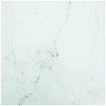 Tischplatte Wei&szlig; 70x70 Cm 6 Mm Hartglas In Marmoroptik Vidaxl