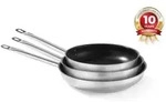 Hendi - Bratpfanne, Antihaftbeschichtet - Ohne Deckel, Profi Line, ⌀320x(h)55mm