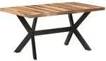 Esstisch 160x80x75 Cm Massivholz Honigfarben Vidaxl