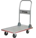 Plattformwagen, Aluminium, Transportwagen, Klappbar, Tragkraft 150 Kg, Ladefl&auml;che