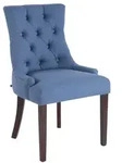 Esszimmerstuhl Aberdeen Stoff Blau Antik