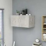 Wandschrank Betongrau 80 X 39 X 40 Cm Holzwerkstoff Vidaxl