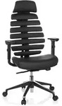 B&uuml;rostuhl / Drehstuhl Ergo Line Ii Pro Leder Schwarz Hjh Office